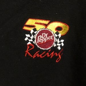 VINTAGE-ish NASCAR Dr. Pepper racing polo